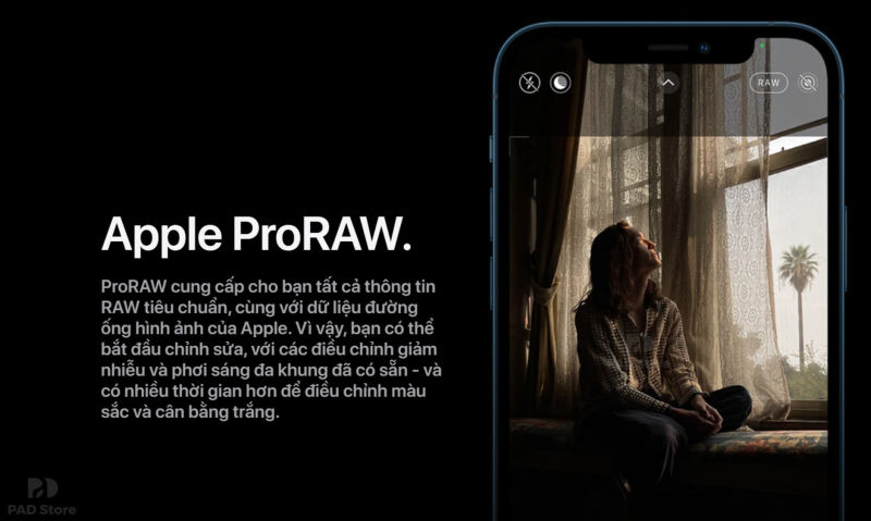 proraw ip12 pro max cũ 256gb